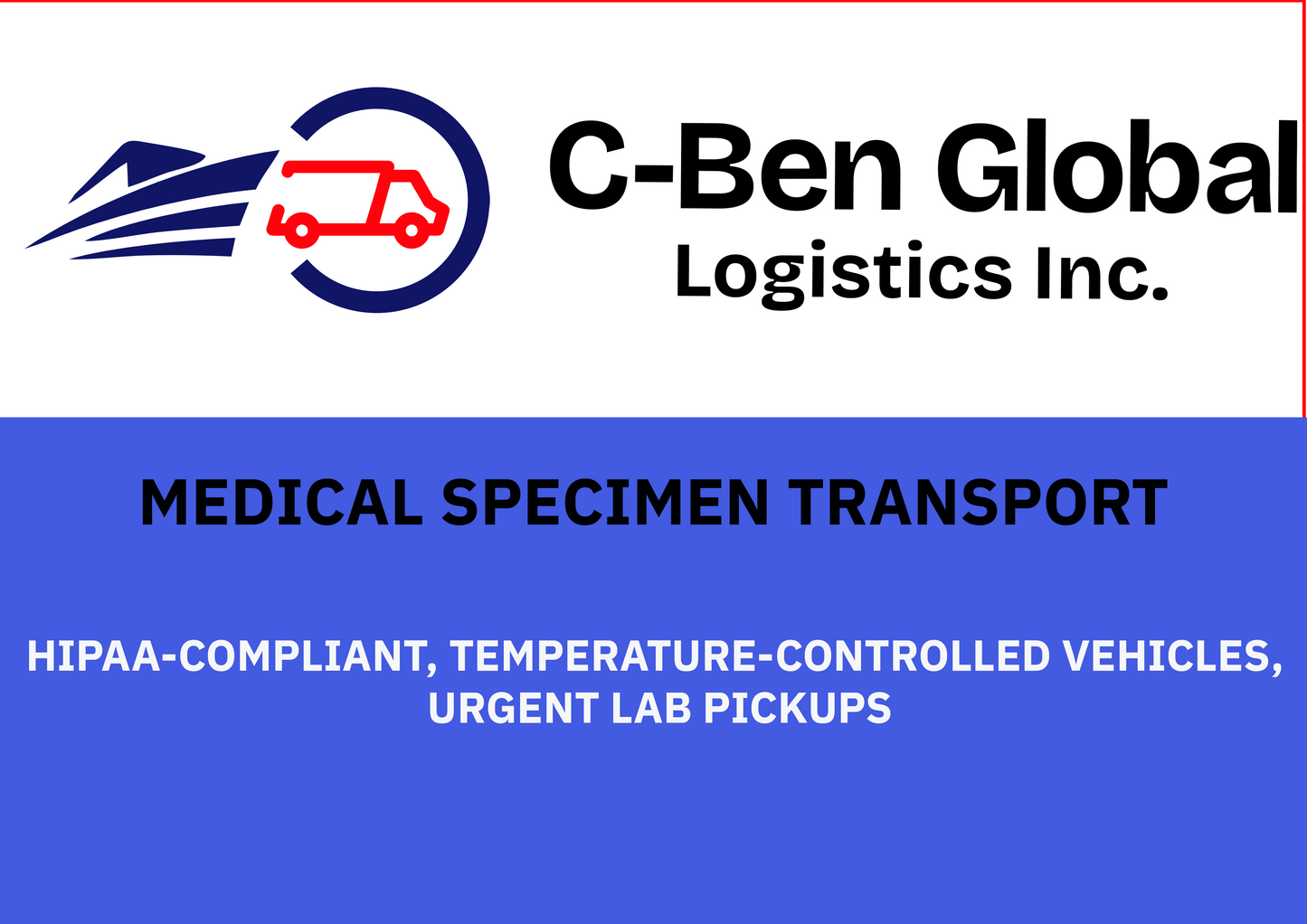 Medical Specimen Transport